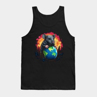 Rat Earth Day Tank Top